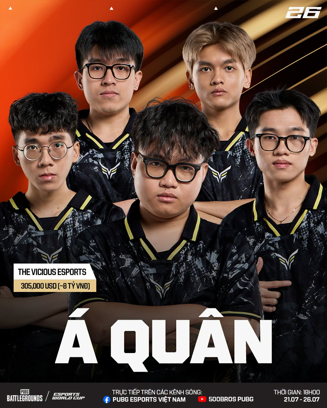 The Vicious trở thành Á quân PUBG tại EWC 2026